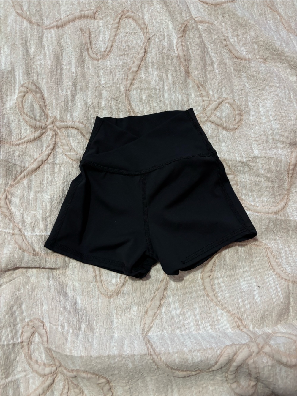High-Waist Black kids Active Shorts Tiger Friday